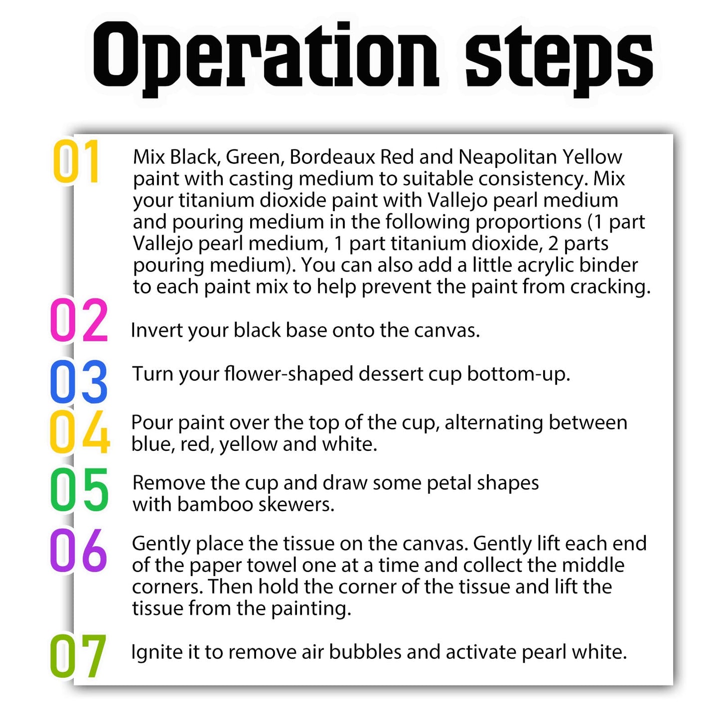 6 Pieces Flower Pour Cup for Paint Pouring 6/7/8/9/10 Slot Acrylic Paint Tools Fluid Painting Supplies Flower Strainer for DIY Pouring Paint and Creating Patterns Art Supplies(Black)