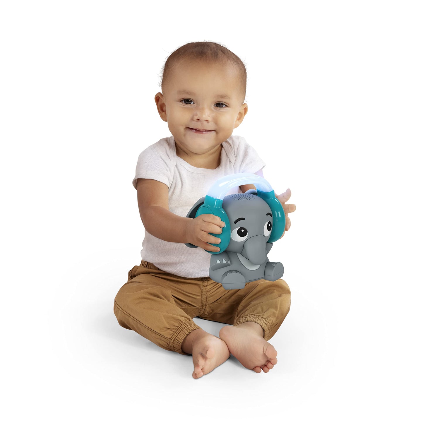 Baby Einstein Earl The Elephant Bluetooth Soother Sound Machine, Stream Music + Night Light, Infant to Toddler