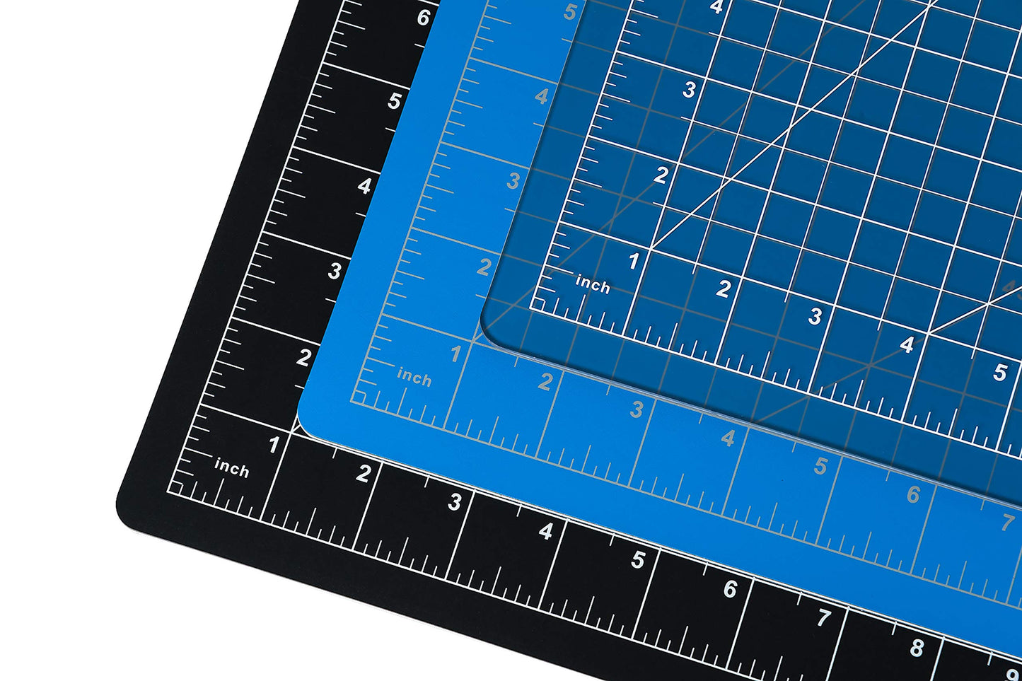 Dahle - 10671-12580 Vantage 10671 Self-Healing Cutting Mat, 12"x18", 1/2" Grid, 5 Layers for Max Healing, Perfect for Crafts & Sewing, Black