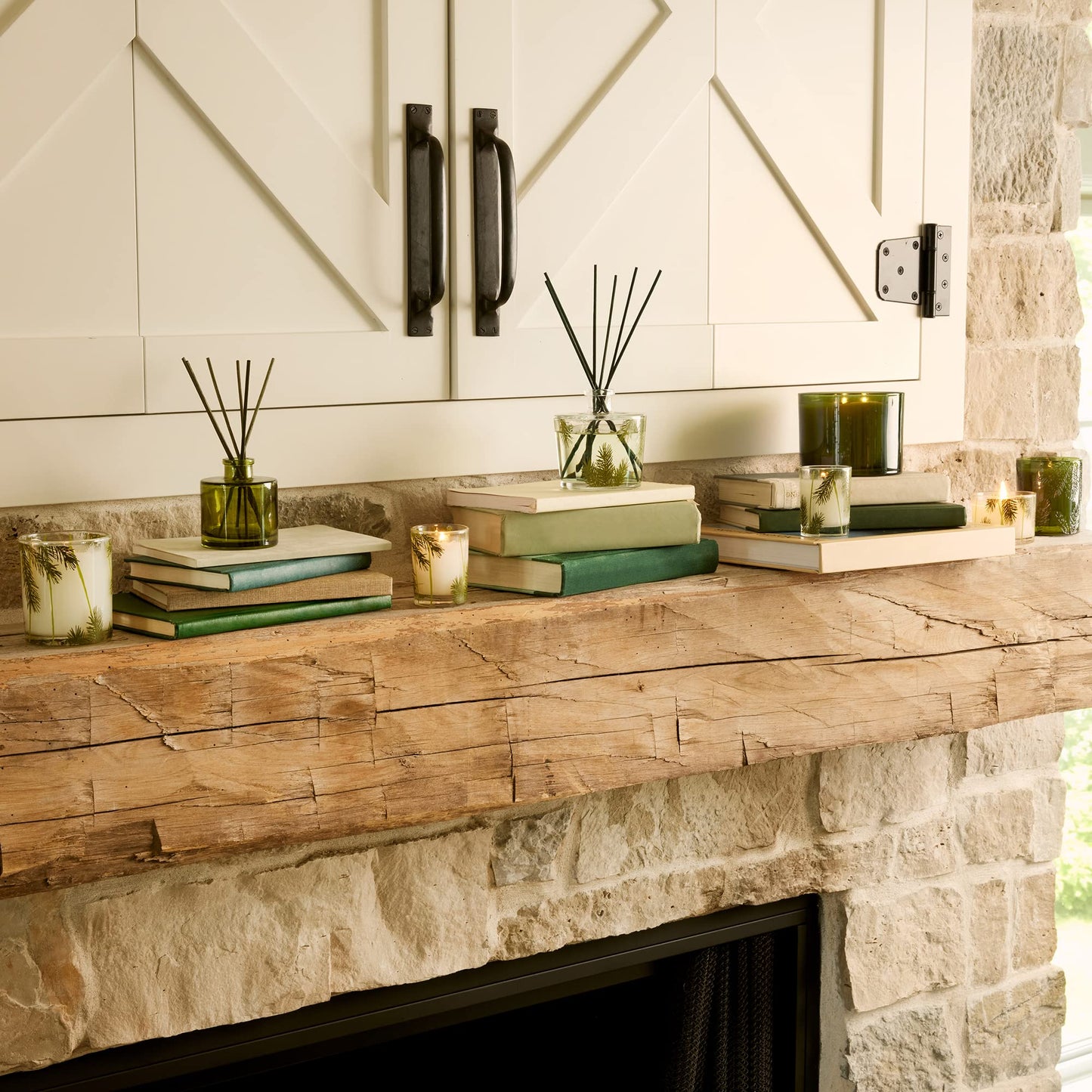 Thymes Frasier Fir Pine Needle Votive Candle - Scented Candle with Notes of Siberian Fir, Cedarwood, and Sandalwood - Holiday Candle with a Luxury Home Fragrance (2 oz)