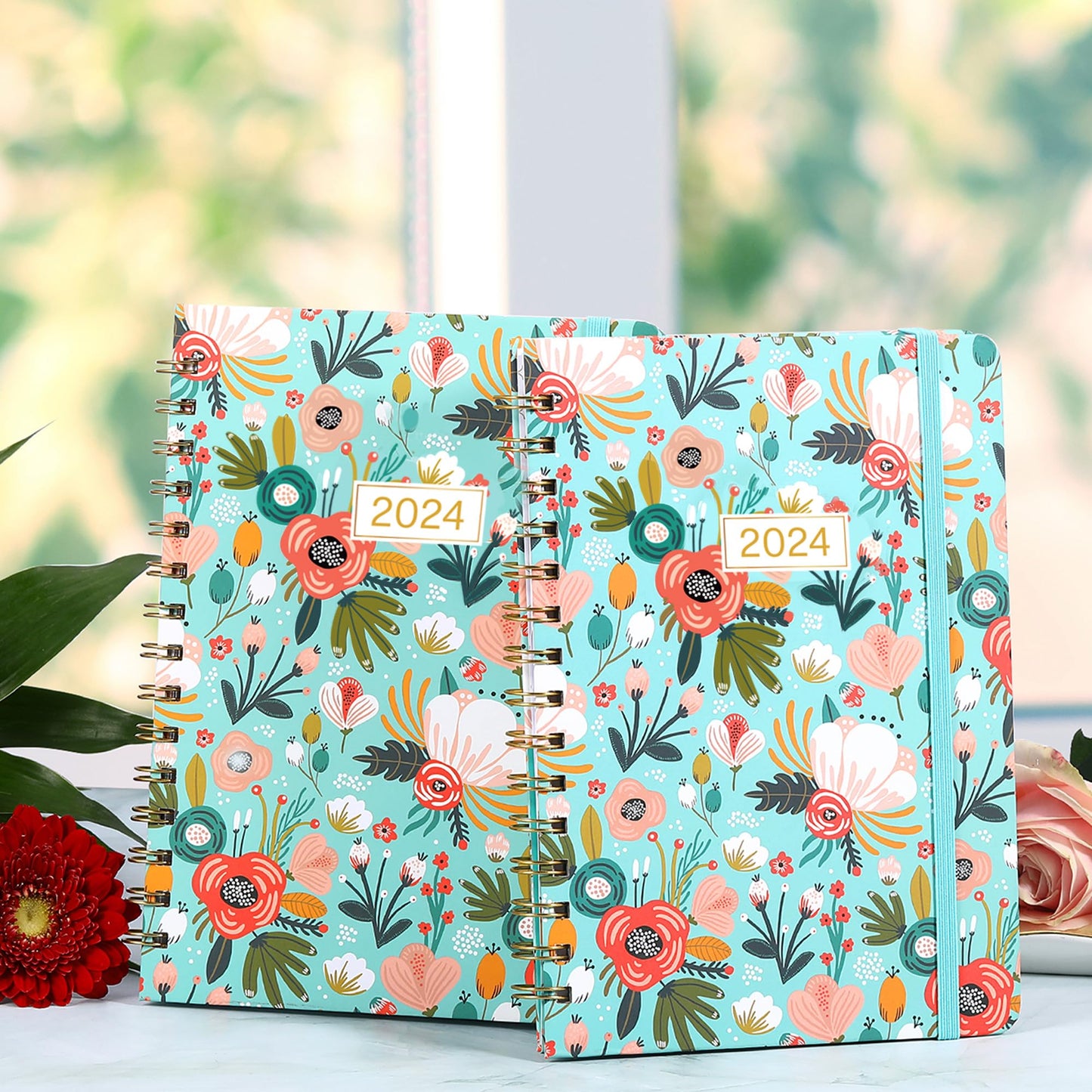 2024 Planner - 2024 Planner Weekly and Monthly, Jan. 2024 - Dec. 2024, 6.4‘’ x 8.3'' Calendar Planner with Inner Pocket