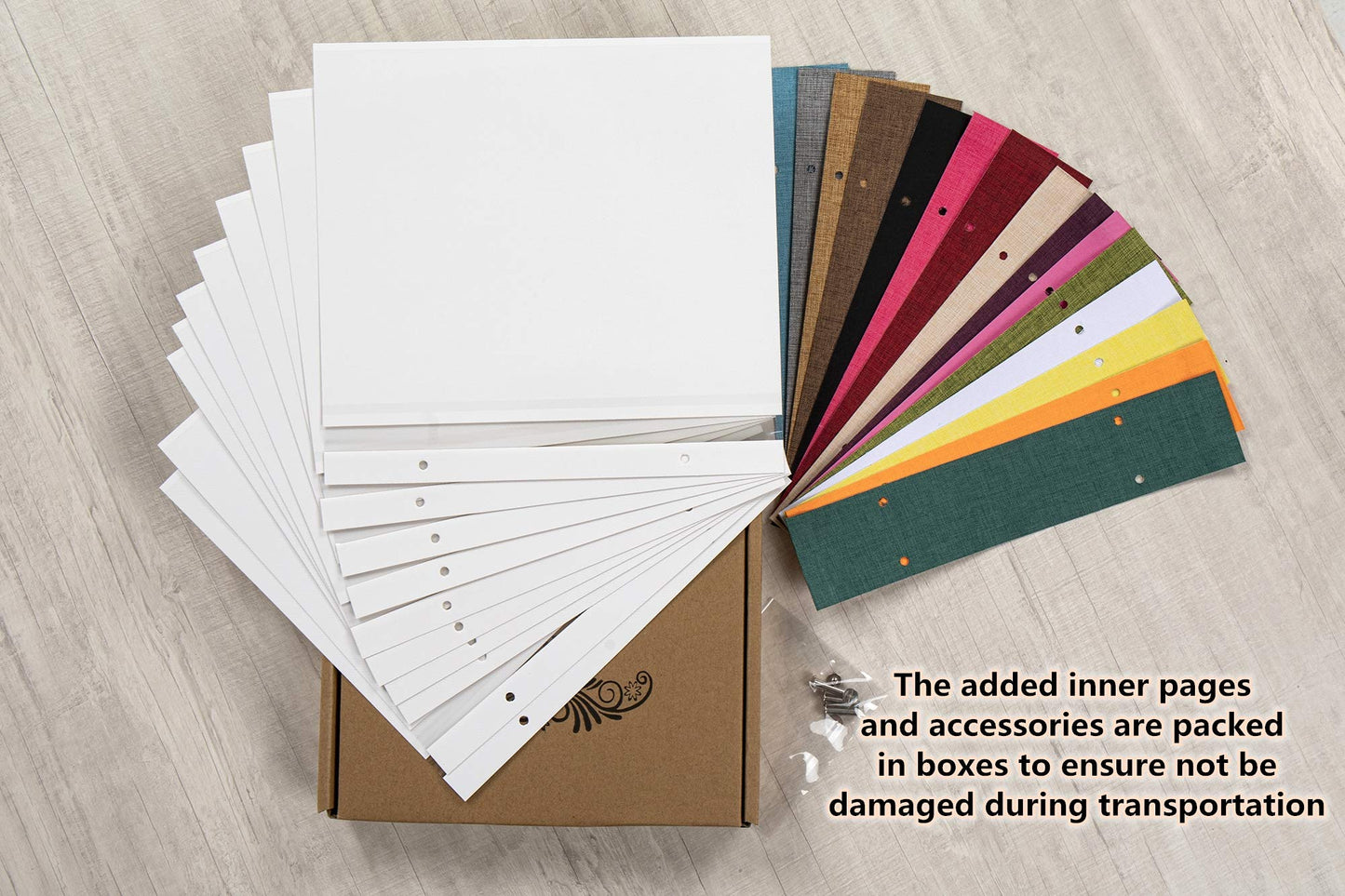 potricher Photo Album Self Adhesive Scrapbook 20 Refill Pages for 11x10.6 inch 40 Pages potricher Photo Album (20 Refill Pages, 11x10.6 inches)