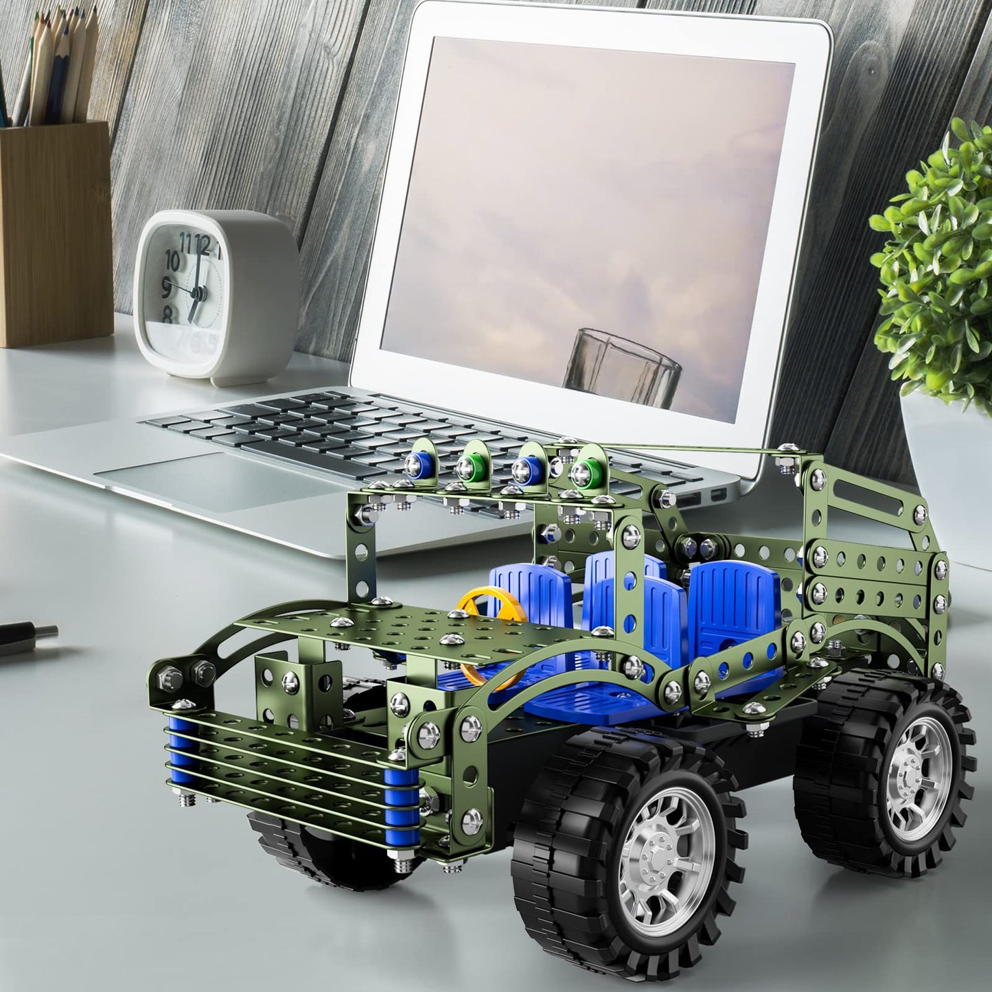 Lucky Doug 283-Piece STEM Model Truck Building Set - Engineering Toys for Kids Ages 8-12, Model Car Kits Gift for Boys 8-16 Years Old