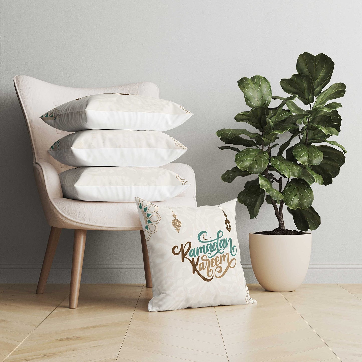 OLEEK Decorations for Home - Table Runner & 4pcs Pillow Covers - Decorations for Table - Gifts - Decor