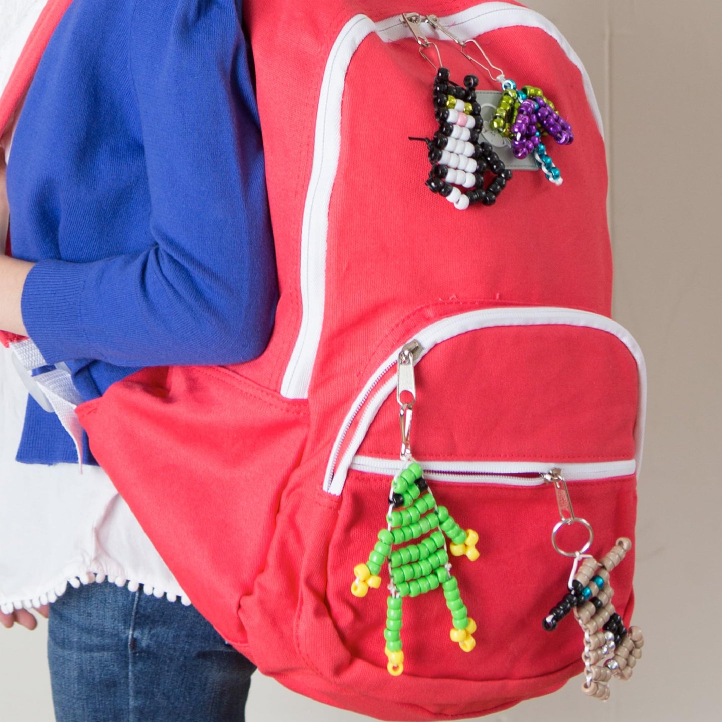 Made By Me Create Your Own Bead Pets by Horizon Group Usa, Includes Over 600 Pony Beads, 6 Key Rings, Storage Box & Much More