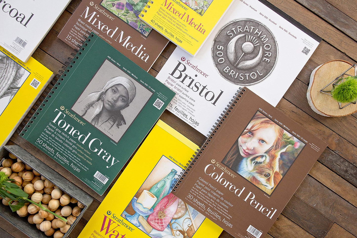 Strathmore Colored Pencil Spiral Paper Pad 9"X12"-30 Sheets -62477900