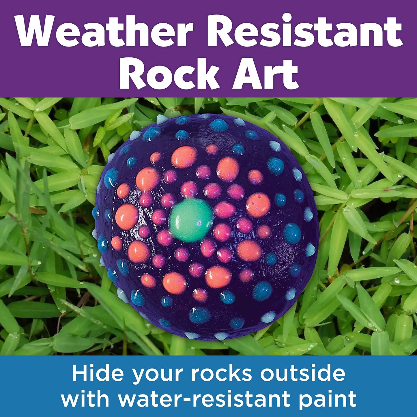 Creativity for Kids Glow in the Dark Rock Painting Kit: Crafts for Kids Ages 4-8+, Painting Rocks Arts and Crafts, Kids Gift